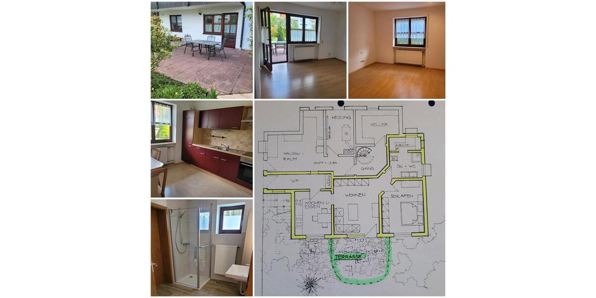 Erdgeschoßwohnung Veitshöchheim - 2 Zimmer, 60 m&sup2;, 700&euro; | Angebot:26586616