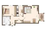 Etagenwohnung Würzburg Versbach - 2 Zimmer, 51 m&sup2;, 179.000&euro; | Angebot:26879108