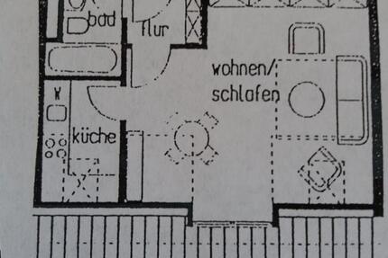 Wohnung Zell am Main - 1.5 Zimmer, 34 m&sup2;, 340&euro; | Angebot:26044255