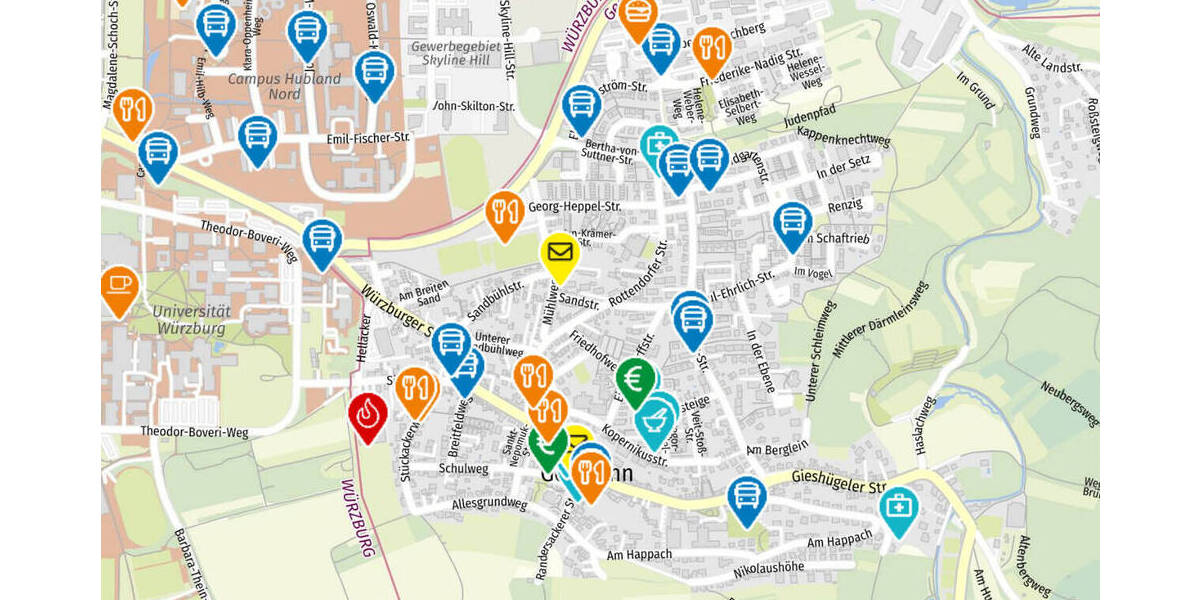 Etagenwohnung Gerbrunn - 2 Zimmer, 56 m&sup2;, 187.000&euro; | Angebot:25958741