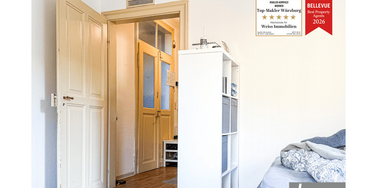 Etagenwohnung Würzburg Zellerau - 3 Zimmer, 71 m&sup2;, 265.000&euro; | Angebot:26018018