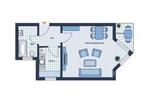 Erdgeschoßwohnung Würzburg Lengfeld - 1 Zimmer, 37 m&sup2;, 740&euro; | Angebot:26678793