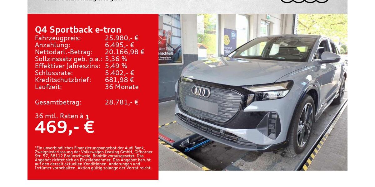 Audi Q4 e-tron 105.000 km 25.380 &euro; Kitzingen 97318