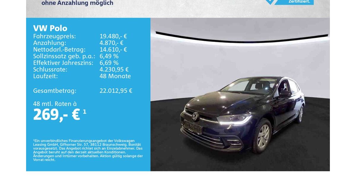 VW Polo 44.000 km 19.480 &euro; Kitzingen 97318