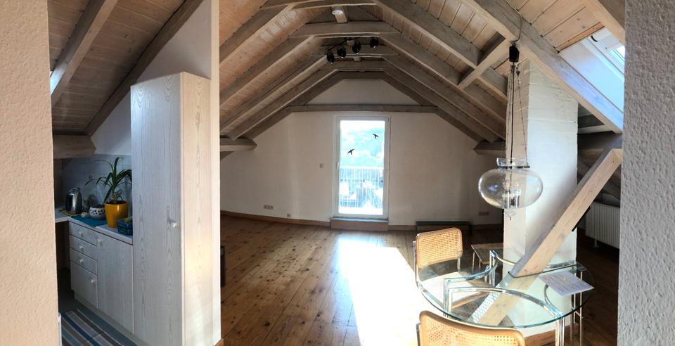 Dachgeschoßwohnung Würzburg Lindleinsmühle - 2 Zimmer, 49 m&sup2;, 600&euro; | Angebot:25917482