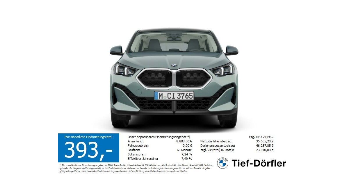 BMW X2 6.550 km 44.444 &euro; Marktsteft 97342