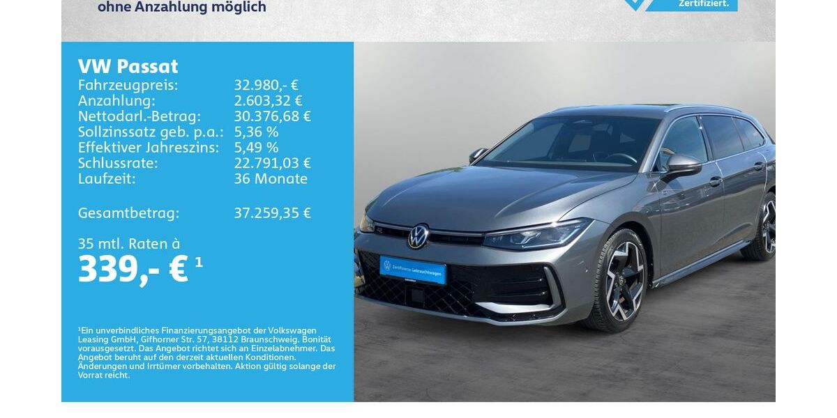 VW Passat 56.000 km 32.380 &euro; Kitzingen 97318