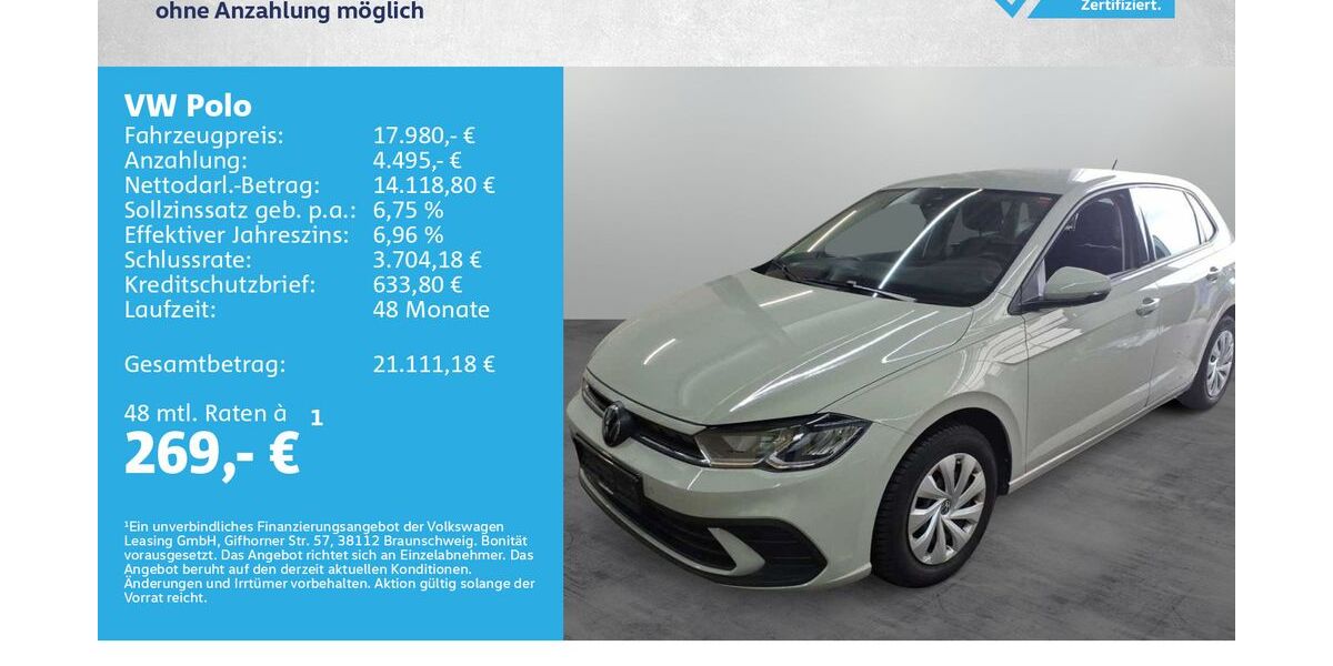 VW Polo 22.000 km 17.980 &euro; Würzburg 97076