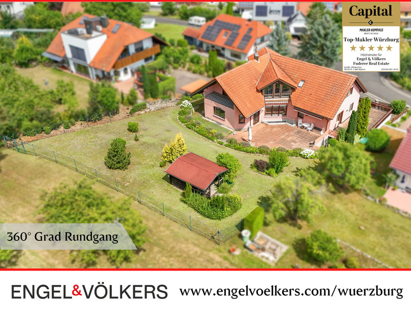 Architektonisches Schmuckstück mit EinliegerWohnung in Leinach!