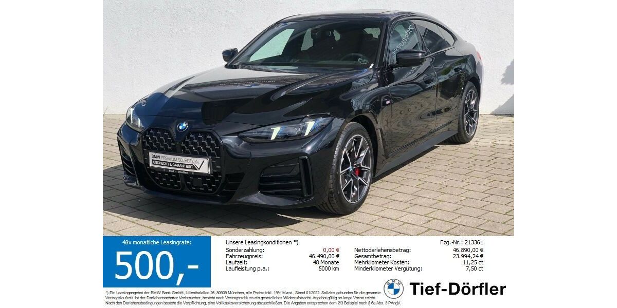 BMW 420 Gran Coupé 26.400 km 45.749 &euro; Marktsteft 97342