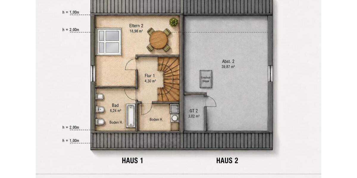 Doppelhaushälfte Würzburg Heuchelhof - 5 Zimmer, 128 m&sup2;, 590.000&euro; | Angebot:27209496