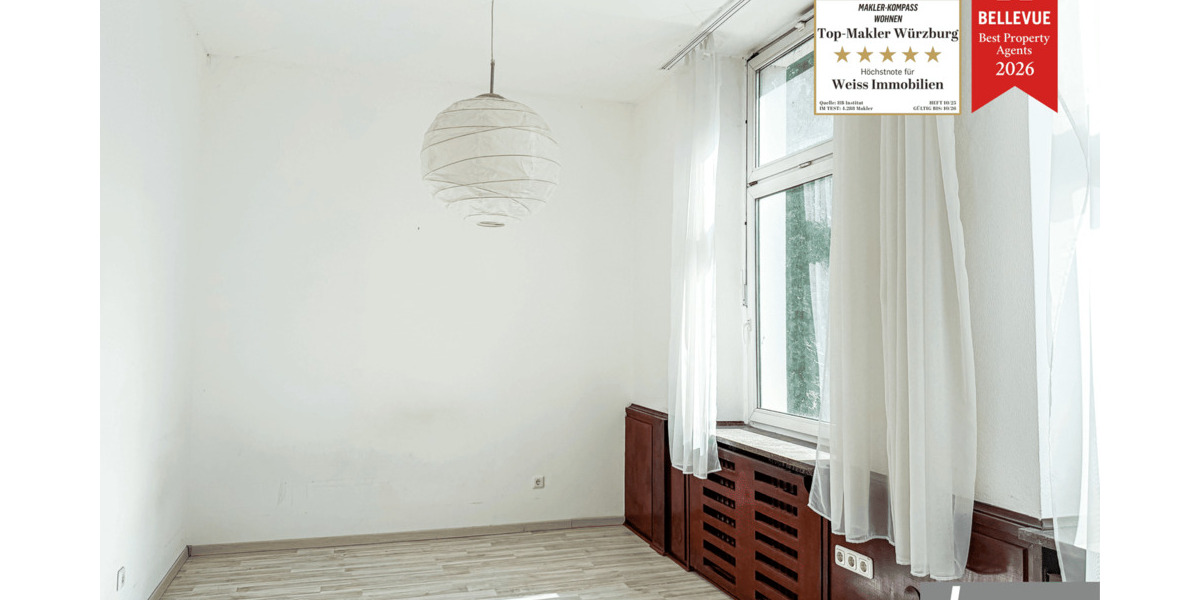 Etagenwohnung Würzburg Sanderau - 4 Zimmer, 116 m&sup2;, 390.000&euro; | Angebot:26799115