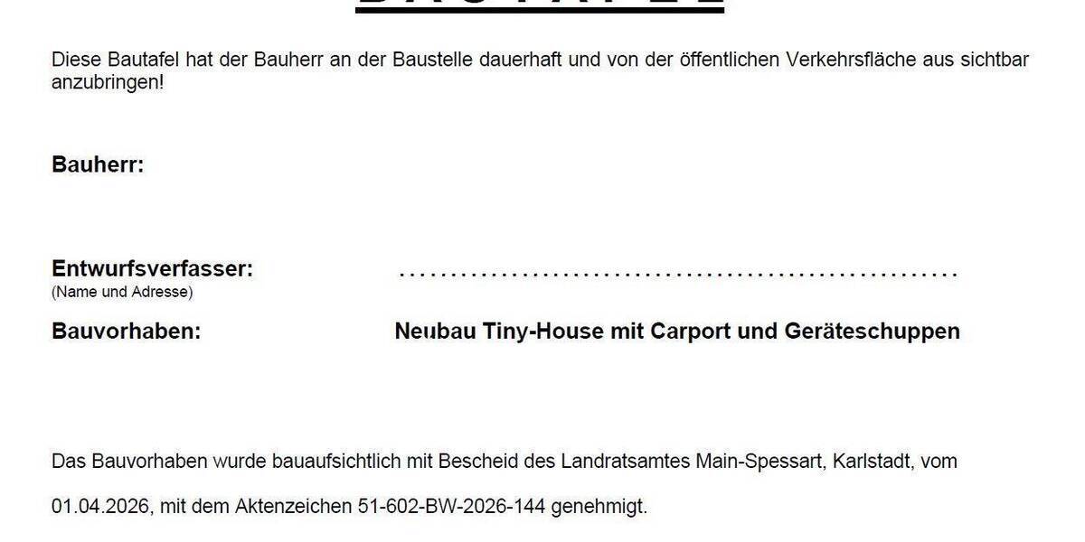 Einfamilienhaus Arnstein Gänheim - 2 Zimmer, 52 m&sup2;, 156.770&euro; | Angebot:26435832