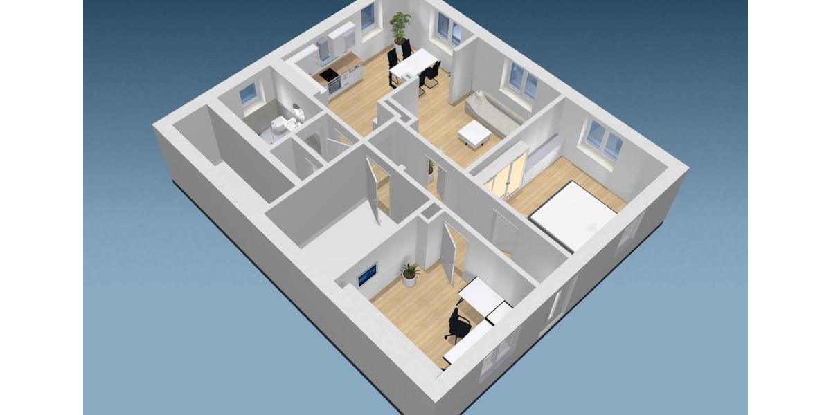 Erdgeschoßwohnung Werneck - 3 Zimmer, 85 m&sup2;, 1.100&euro; | Angebot:24370156