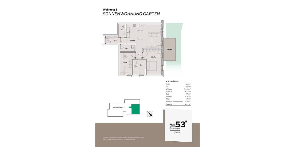 Etagenwohnung Marktheidenfeld - 3 Zimmer, 90 m&sup2;, 410.000&euro; | Angebot:26879256