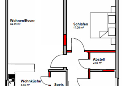 Wohnung Zell am Main - 2 Zimmer, 77 m&sup2;, 890&euro; | Angebot:25025139