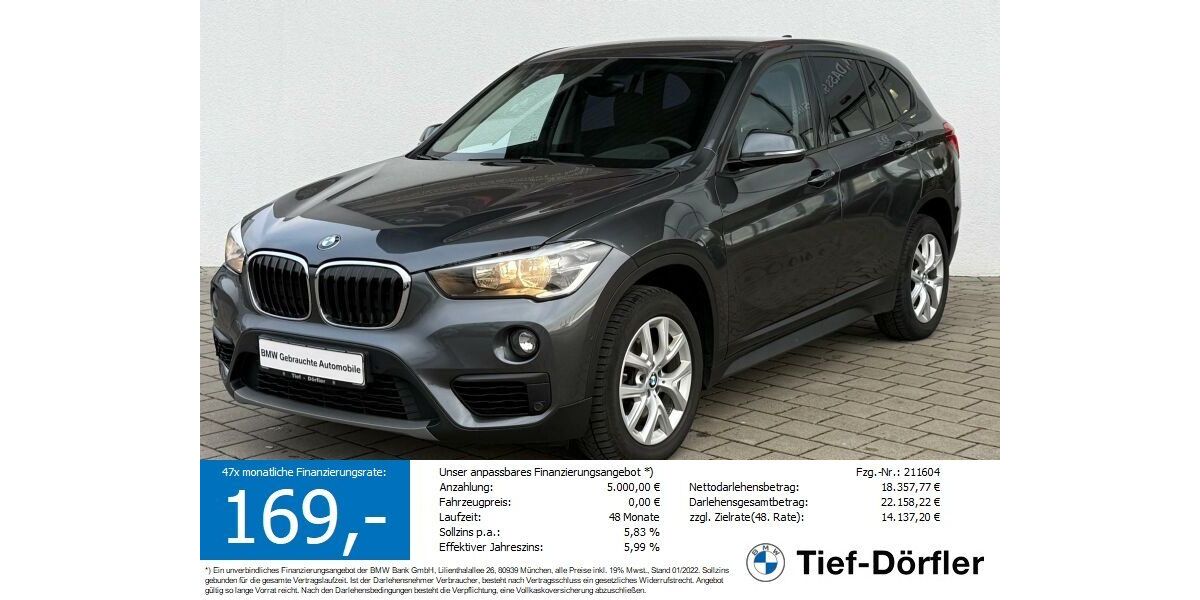 BMW X1 75.000 km 22.399 &euro; Marktsteft 97342