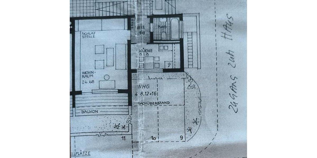 Etagenwohnung Waldbüttelbrunn - 1 Zimmer, 46 m&sup2;, 115.000&euro; | Angebot:26963203