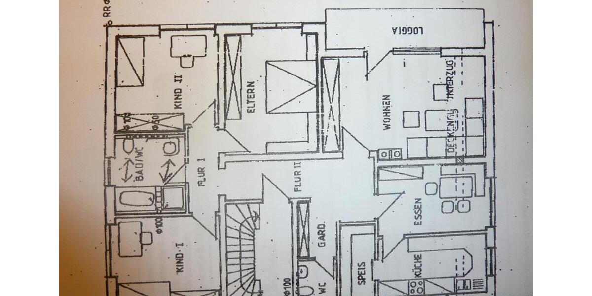 Etagenwohnung Reichenberg - 5 Zimmer, 120 m&sup2;, 900&euro; | Angebot:26624586