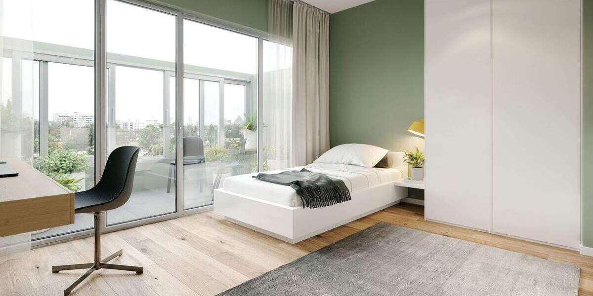 Etagenwohnung Würzburg Grombühl - 2 Zimmer, 59 m&sup2;, 349.900&euro; | Angebot:25667370