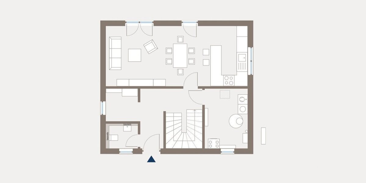 Individuell geplantes Einfamilienhaus mit 4 Zimmern und vielfältigen Ausbauoptionen - Einfamilienhaus Großrinderfeld | Angebot:27327400