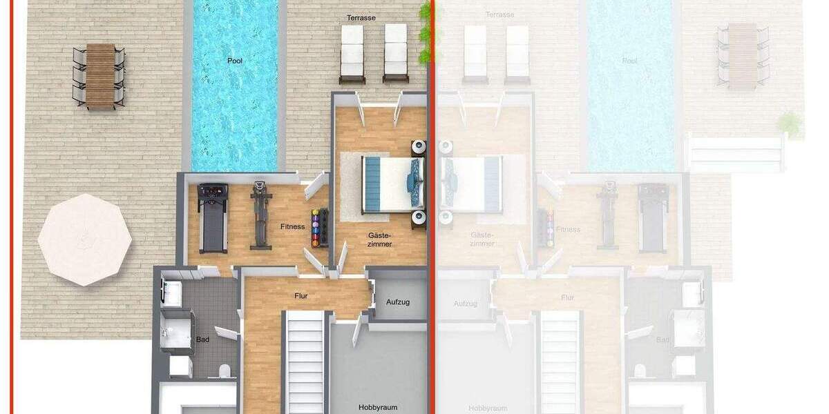 Doppelhaushälfte Höchberg - 4 Zimmer, 211 m&sup2;, 2.557.000&euro; | Angebot:24582226