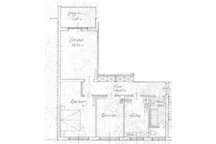 Renovierungsbedürfte 3-Zimmer-Wohnung (ZWEI Monate mietfrei) zimmer