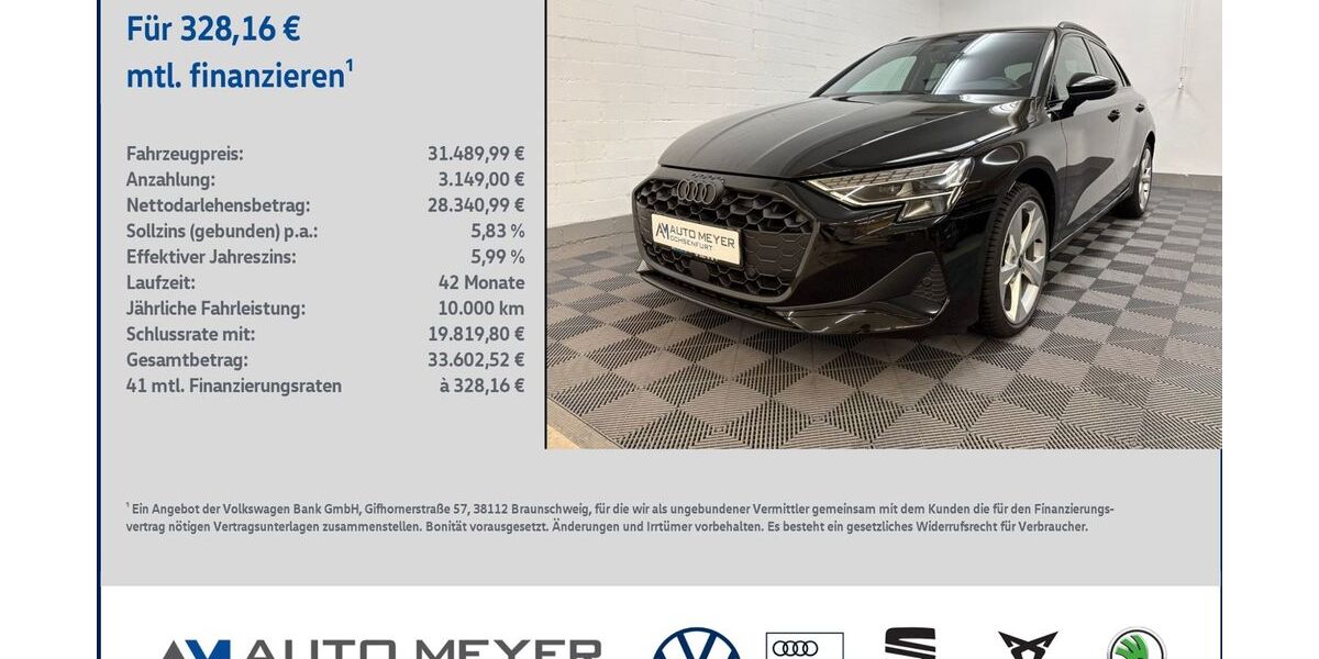 Audi A3 8.900 km 31.490 &euro; Ochsenfurt 97199