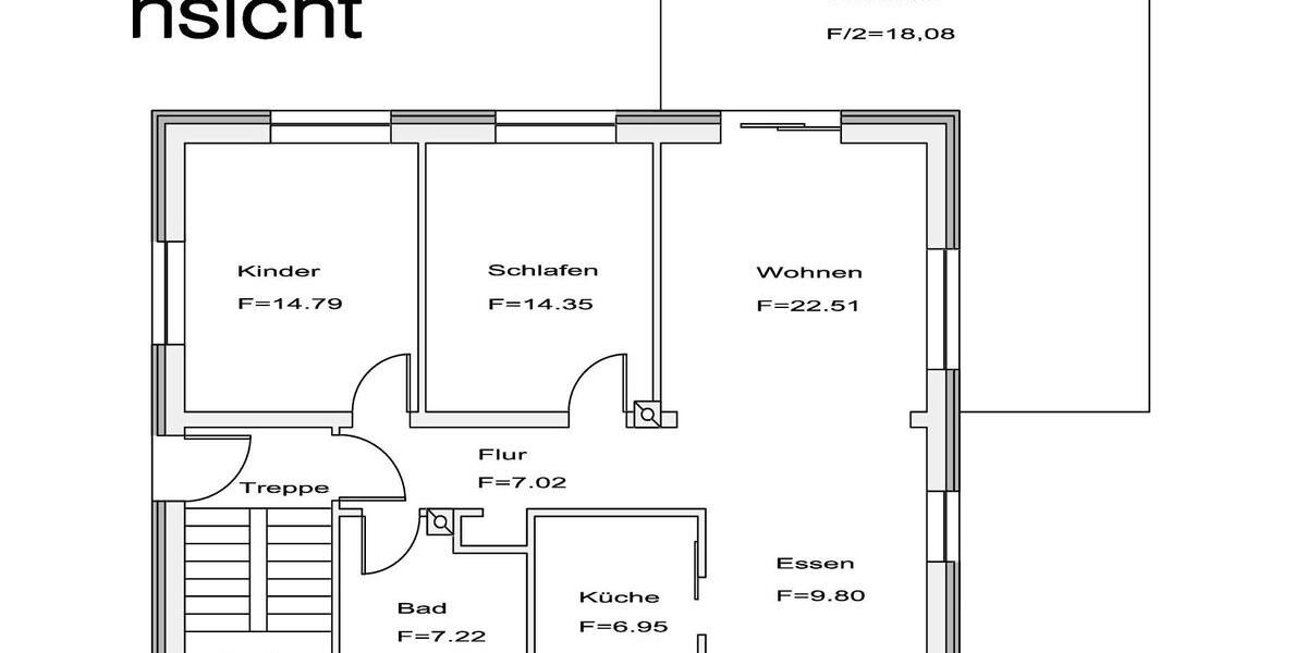 Erdgeschoßwohnung Werneck - 3 Zimmer, 85 m&sup2;, 1.000&euro; | Angebot:27631125