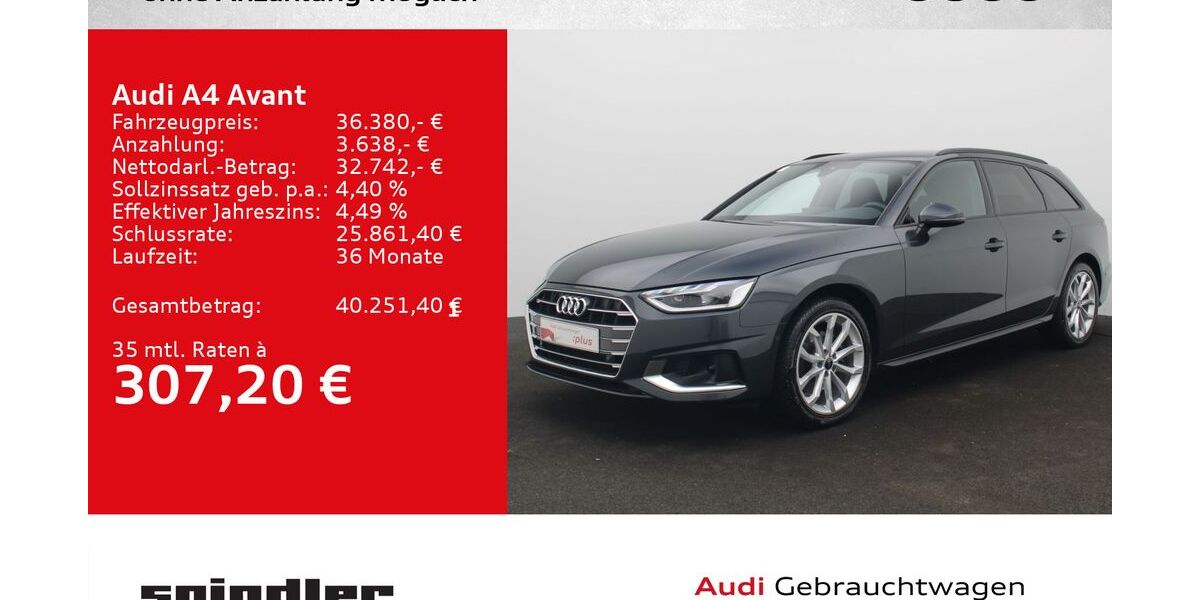 Audi A4 36.000 km 34.380 &euro; Würzburg 97076