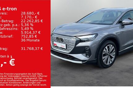 Audi Q4 e-tron 63.000 km 28.280 &euro; Kitzingen 97318