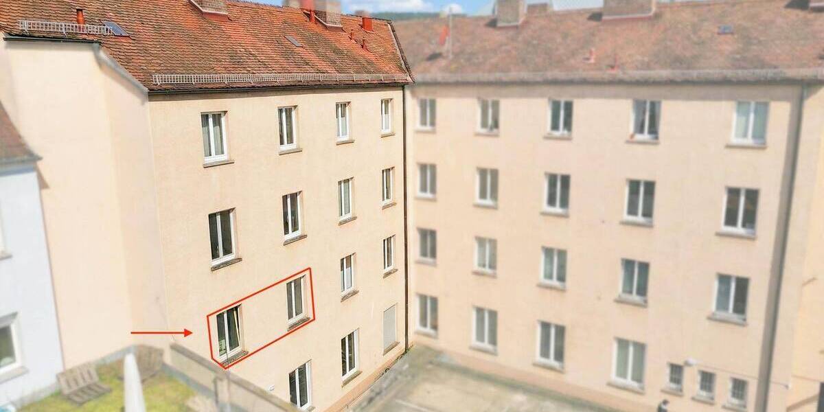 Etagenwohnung Würzburg Altstadt - 2 Zimmer, 48 m&sup2;, 175.000&euro; | Angebot:26434545