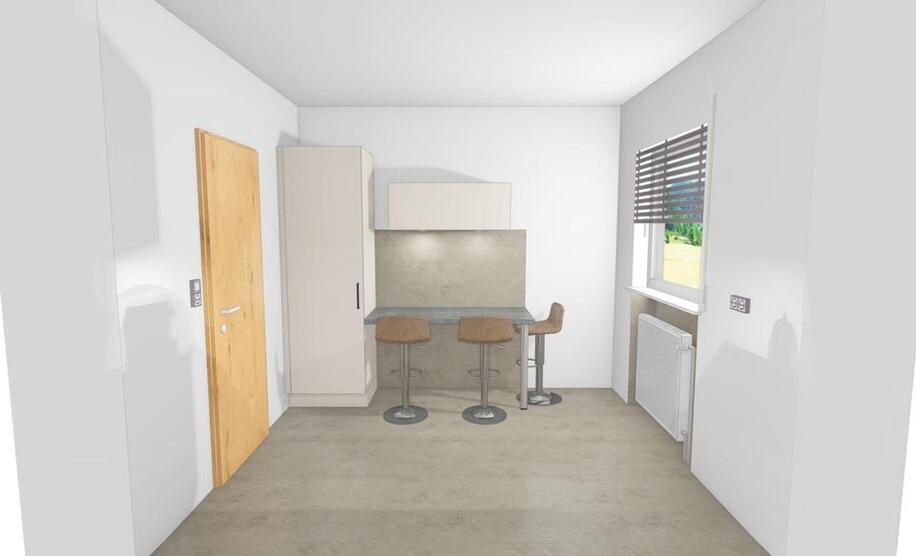4-Zimmer Wohnung mit Altstadtblick, neuer Küche & Garage zimmer