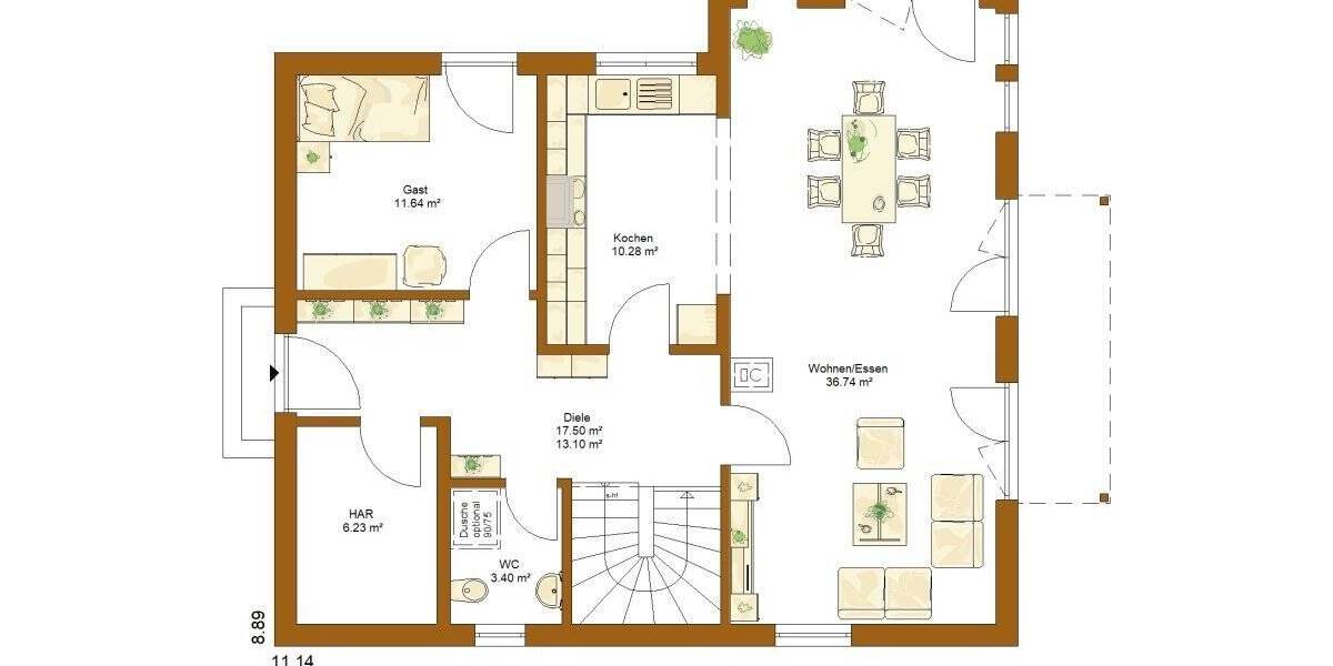 Einfamilienhaus Leinach - 5 Zimmer, 170 m&sup2;, 430.900&euro; | Angebot:26741045