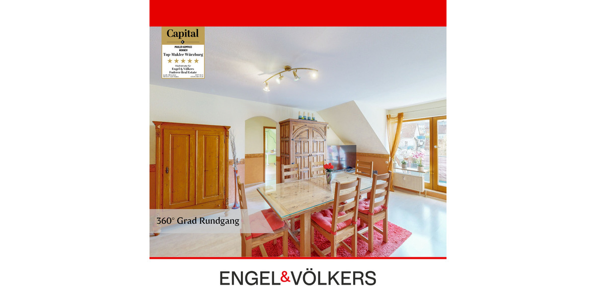 Etagenwohnung Margetshöchheim - 4 Zimmer, 98 m&sup2;, 349.000&euro; | Angebot:26016145