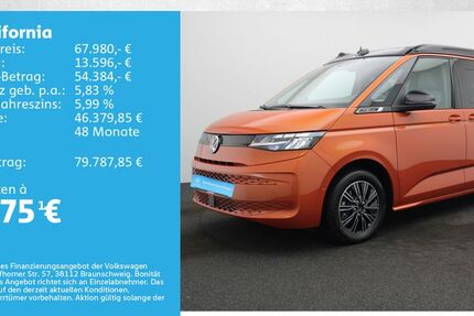 VW T7 California 15.000 km 66.980 &euro; Würzburg 97076